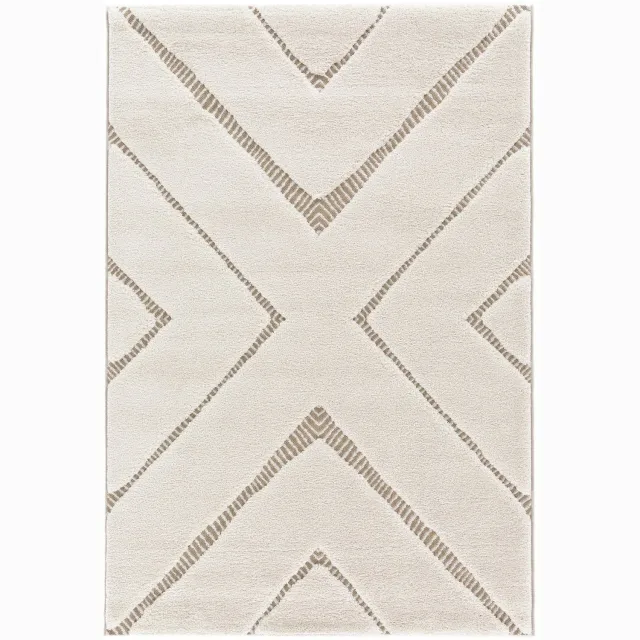 AFK Living Design tapijt met reliëfeffect ROMY beige
