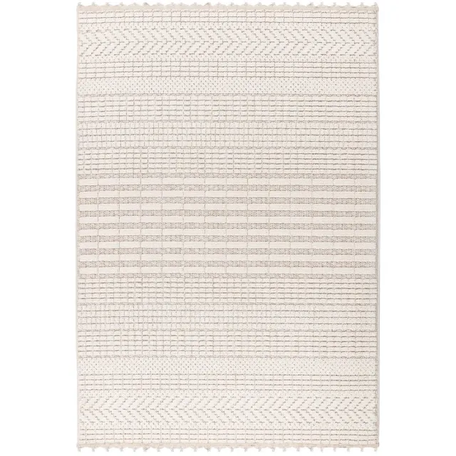Dutch XXL Laagpolig Vloerkleed | Tapijt | Luxor | Grafisch | Crème | 160x230 cm
