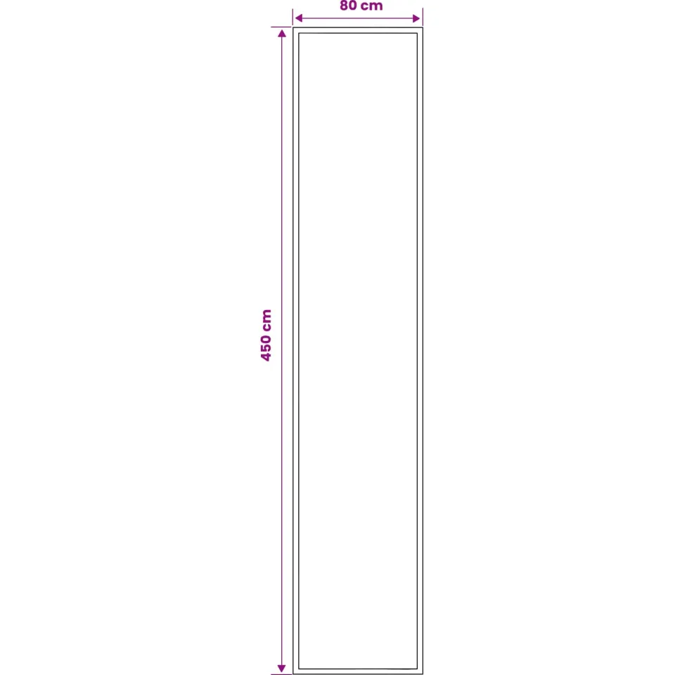vidaXL Tapijtloper FLORNES Geweven Oranje Diamanten 80 x 450 cm PP, foto 4
