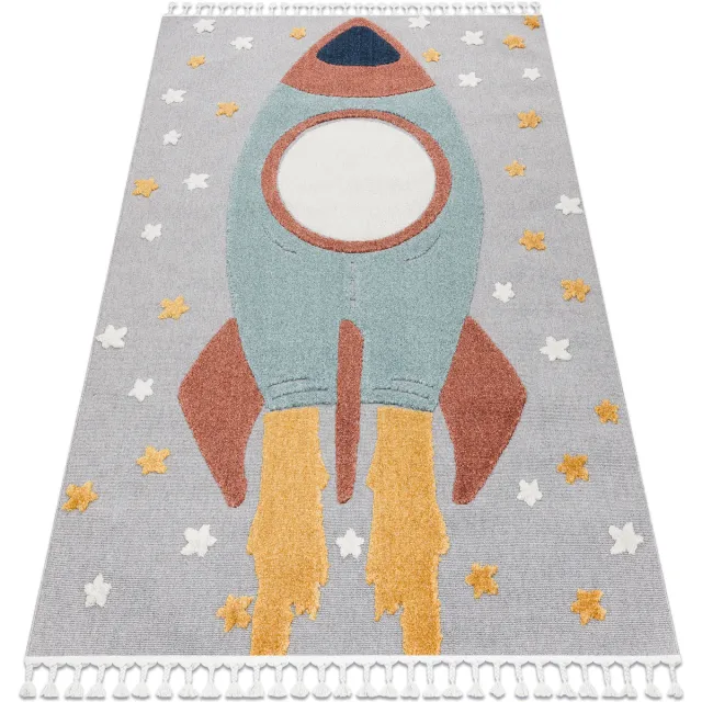 RUGSX Kleden Rugsx Tapijt YOYO GD55 grijs / blauw - 200x290 cm