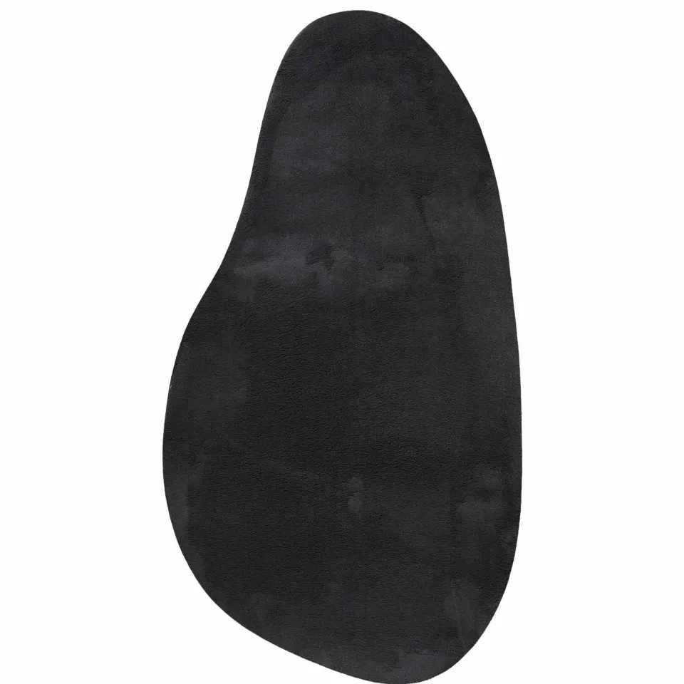 vidaXL Tapijt HUARTE Zwart 80 x 150 cm Polyester