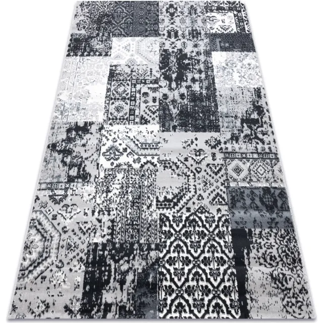 RUGSX Kleden Rugsx Tapijt Vintage 22216356 grijskleuring patchwork 120x170 cm