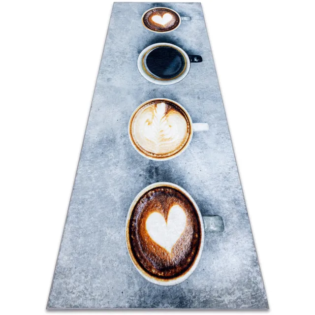 RUGSX Kleden Rugsx ANDRE 33300 tapijt wasbaar Koffie, keuken, antisli Grijs