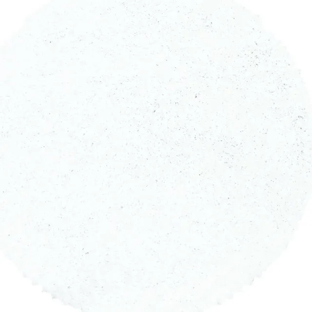 flycarpets Azure Vloerkleed Rond - Wit - Hoogpolig - 160x160 cm