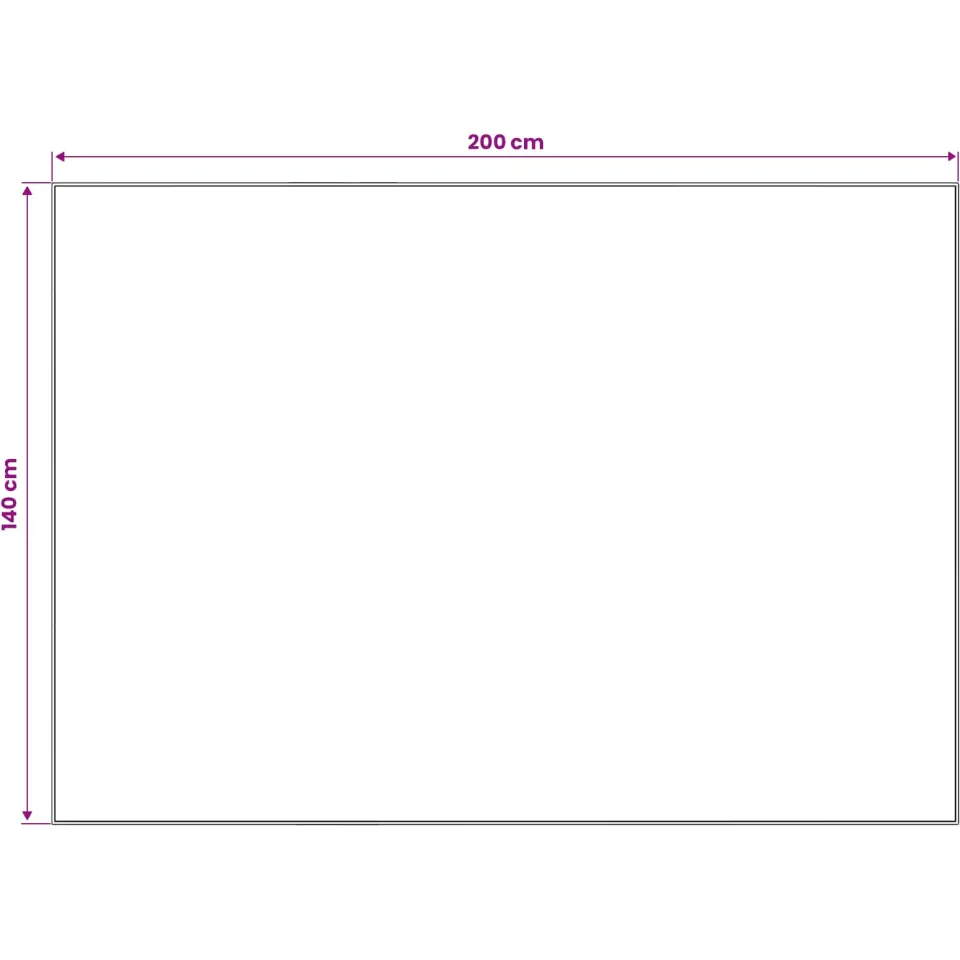 vidaXL Vloerkleed ORIZ Meerkleurig 140 x 200 cm 100% polyester, foto 3
