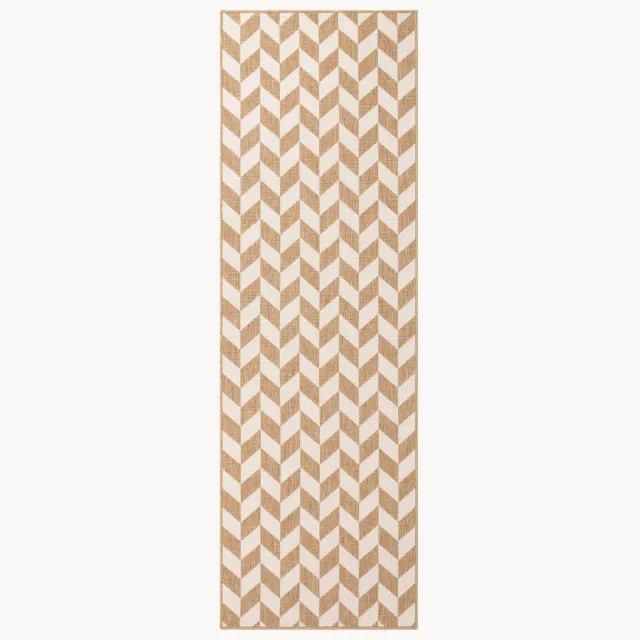 Ted Baker Laagpolige in- & outdoor loper Terrick Beige