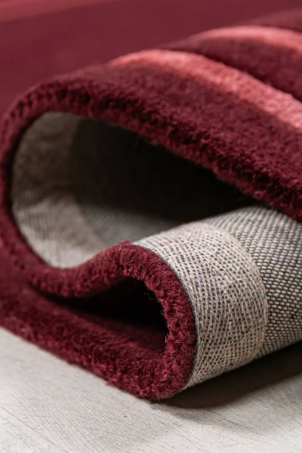 Flair Rugs Gatsby Deco Rand vloerkleed donkerrood, foto 5