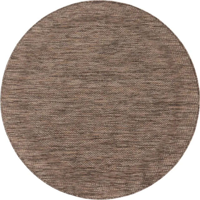 flycarpets Binnen & Buitenkleed Romile - Kader / Lijstmotief - Bruin