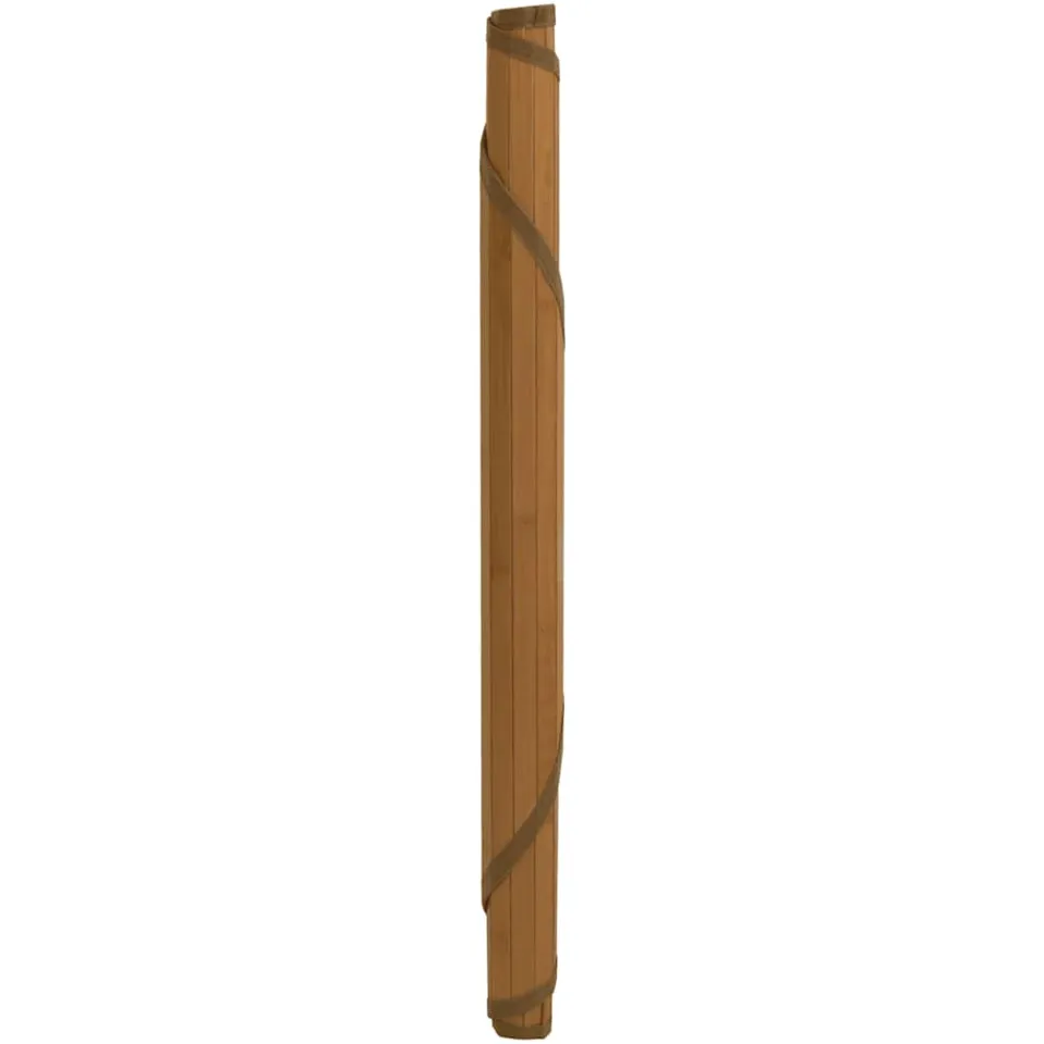 vidaXL Vloerkleed rond 60 cm bamboe bruin, foto 2