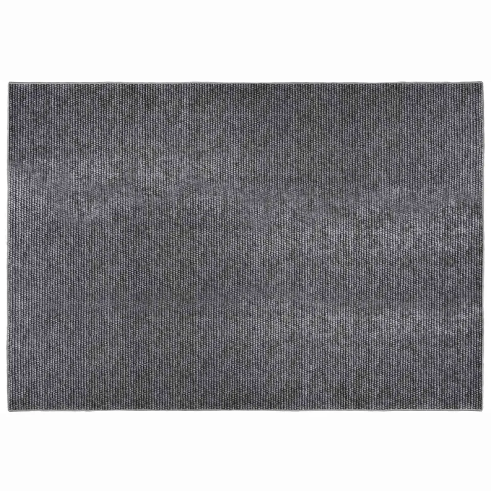 vidaXL Vloerkleed Antraciet 120 x 180 cm 100% Polyester 3 mm Wasbaar, foto 3