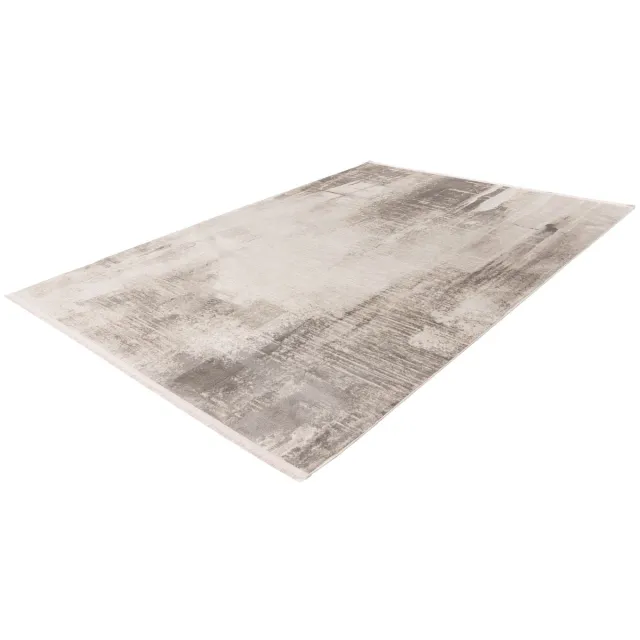 Batucci Vloerkleed - Laagpolig - Modern Tapijt - Zilver Grijs - Hotel-chique Stijl - Duurzaam en Comfortabel