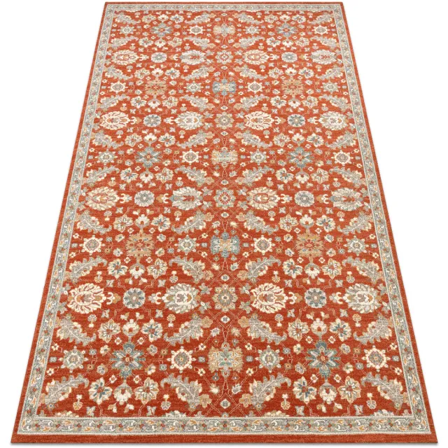 RUGSX Kleden Rugsx Wollen tapijt SOHO 477.07.LA300 OSTA - Bloemen Rood