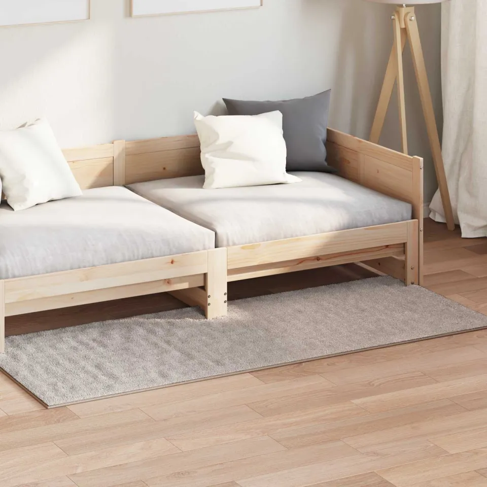 vidaXL Binnen kleed SIROLO Zand 80 x 200 cm Polyester Medium Pile, foto 3