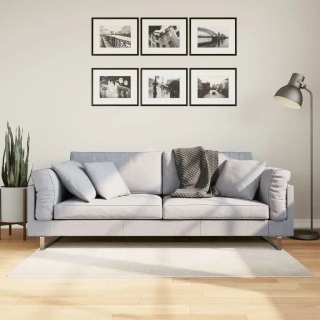 vidaXL Vloerkleed IZA laagpolig Scandinavisch 80x150 cm crèmekleurig, foto 2