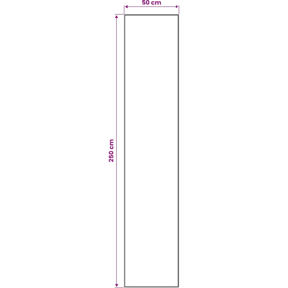 vidaXL Vloerkleedloper LESAKA zilver 50 x 250 cm Diamantvelours, foto 3