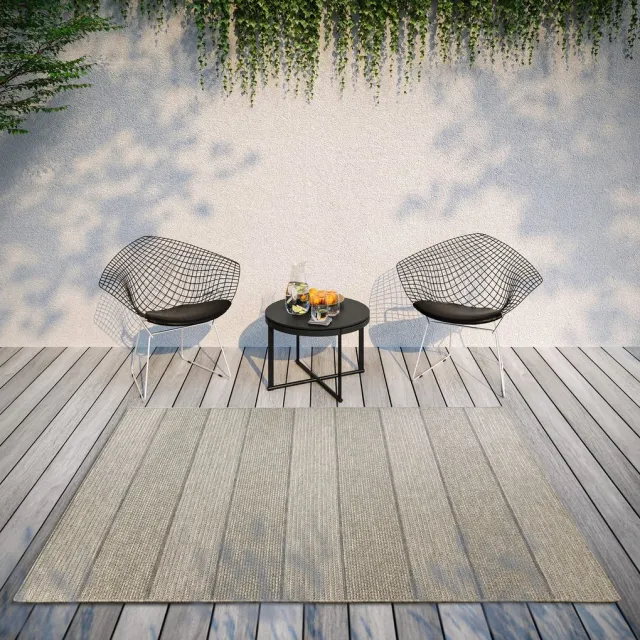 Villeroy & Boch Flycarpets Villeroy & Boch - Binnen- en Buitenkleed - Isabella - Naturel / Bruin - 115x170 cm