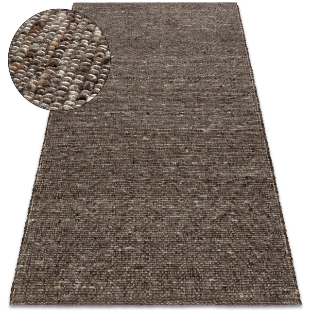 RUGSX Kleden Rugsx NEPAL 2100 tabac bruin tapijt - wollen