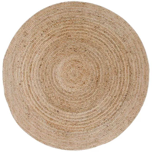 Artichok Milou jute vloerkleed naturel - Ø 180 cm Bruin