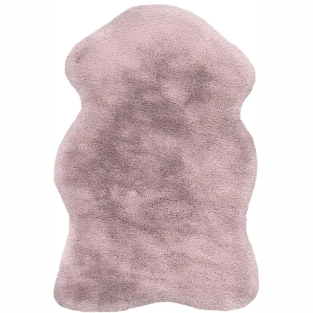 Dutch XXL Organisch Vloerkleed | Tapijt | Rabbit | Uni | Roze | 60x90 cm
