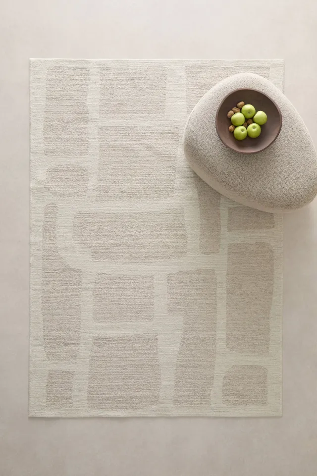 NOUS Living vloerkleed Tyrel crème/beige