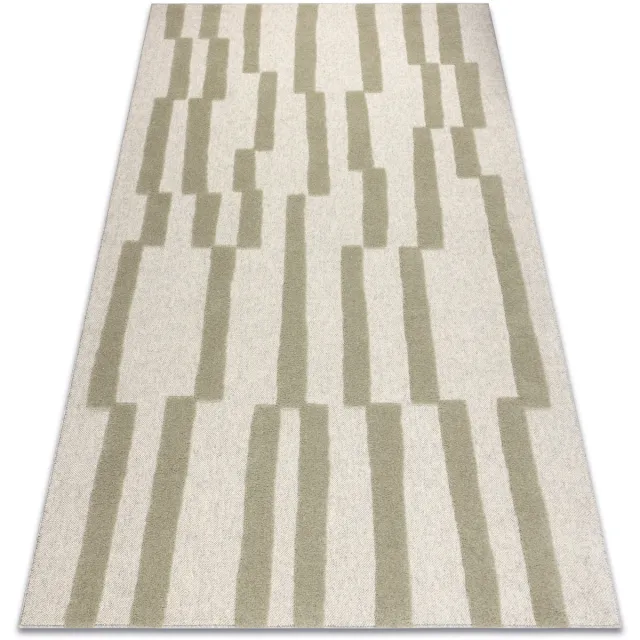 RUGSX Kleden Rugsx FLUX 461.109.SA400 wollen tapijt OSTA - Geometrisc 200x300 cm Beige