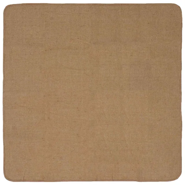 vidaXL Gebied Tapijt Licht Bruin 160 x 160 cm Jute, foto 2