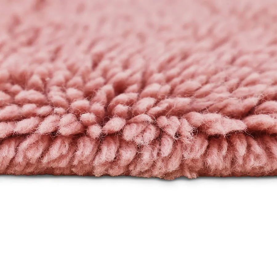 HKLIVING fluffy vloerkleed roze, foto 5