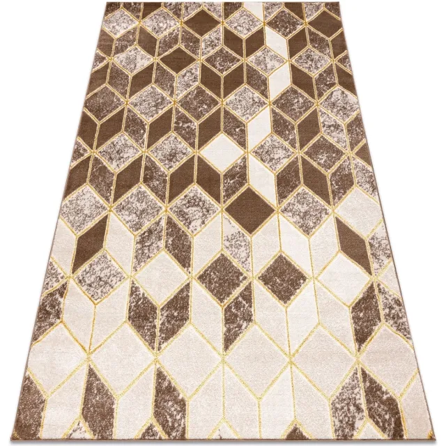 RUGSX Kleden Rugsx Tapijt MEFE modern B400 blokjes, geometrisch , 160x220 cm Beige