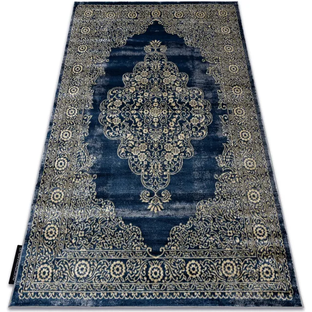RUGSX Kleden Rugsx Tapijt DE LUXE modern 474 Ornament Blauw