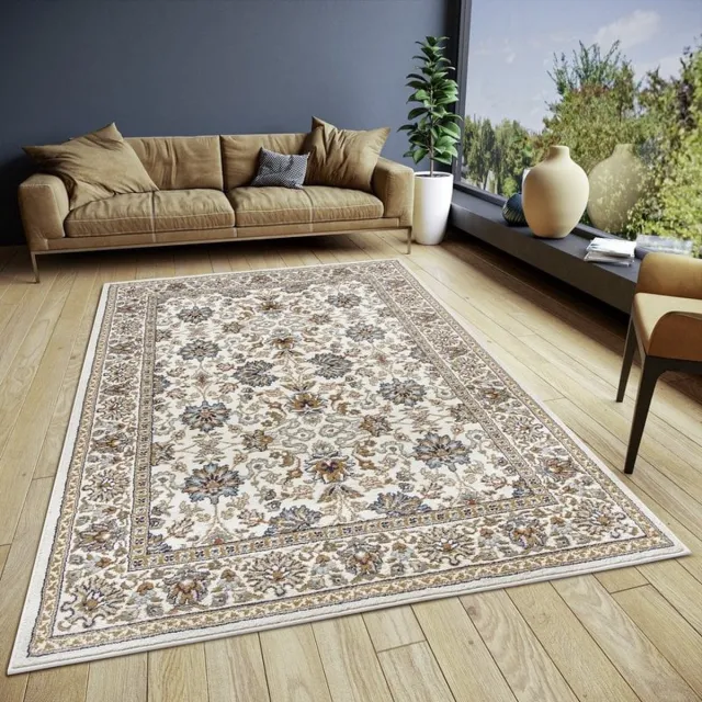 flycarpets Klassiek Vloerkleed - Saraceni - Crème / Multi - 140x200 cm Creme