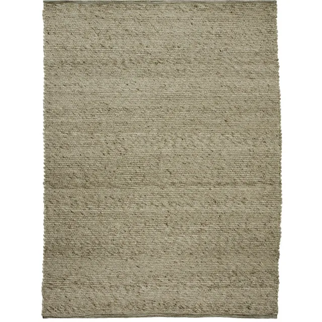 NATURL. Wollen vloerkleed - Feline Olijfgroen/Gemeleerd - 140x200cm