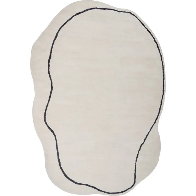 Beliani DERA - Vloerkleed - Beige - 160 x 230 cm - Viscose