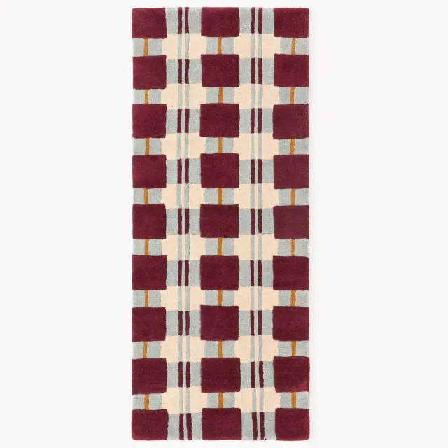 Westwing Collection Handgetufte wollen loper Kimi kleurrijk