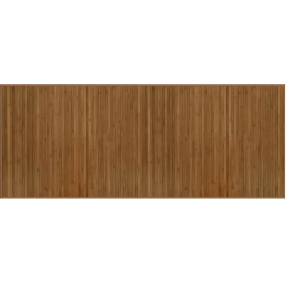 vidaXL Vloerkleed rechthoekig 80x200 cm bamboe bruin