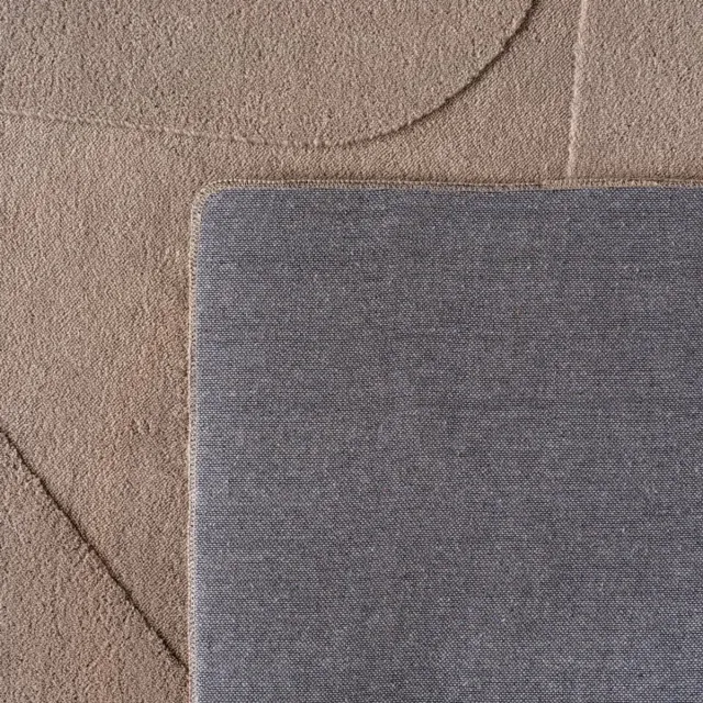 MrCarpet Vloerkleed Scandinavisch taupe hoog/laag donna 200 x 290cm Mrcarpet