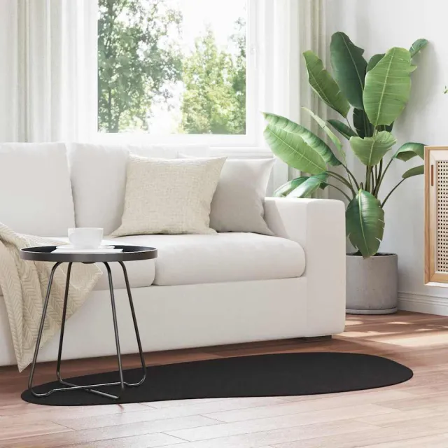 vidaXL Tapijt HUARTE Zwart 80 x 150 cm Polyester, foto 2