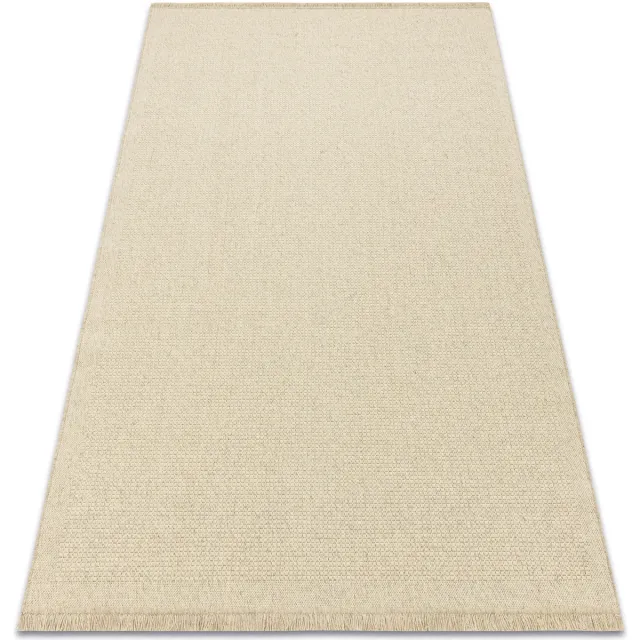 RUGSX Kleden Rugsx Wollen tapijt VILLA 8986/69400 Enkele kleur SIZAL, 120x170 cm Beige