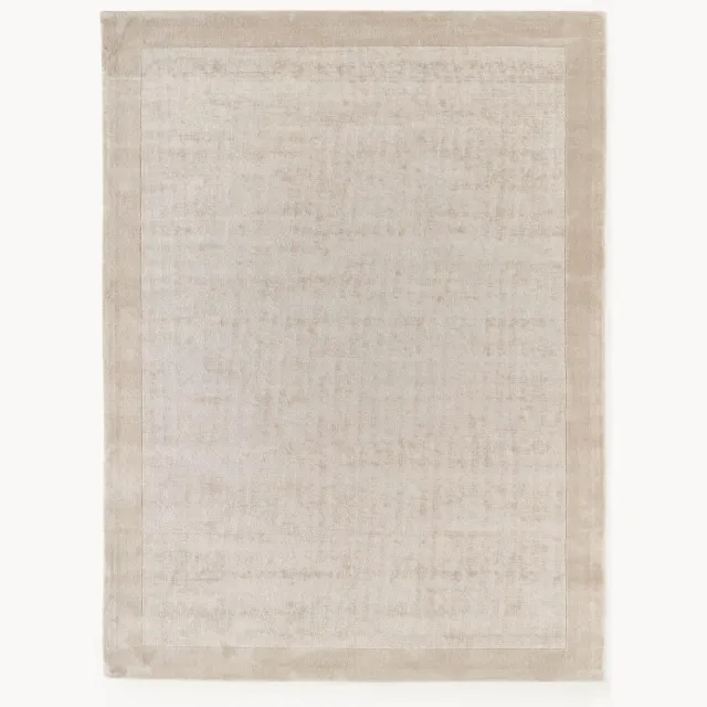 Westwing Collection Laagpolig vloerkleed Kari Beige