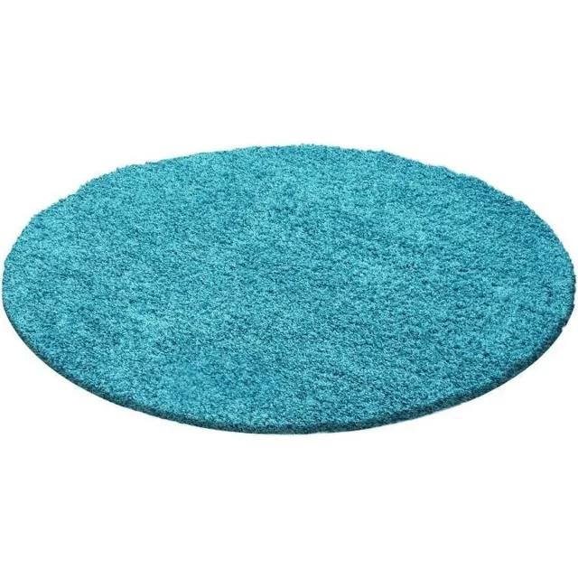 Life Vloerkleed Life Shaggy Turquoise (1,20x1,20 Rond) Cm