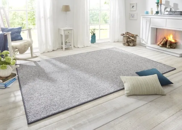 flycarpets Tufted Vloerkleed - Wollen Look - Grijs - 100x140 cm