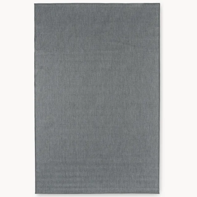 Westwing Collection Dubbelzijdig in- & outdoor vloerkleed Whitby Grijs