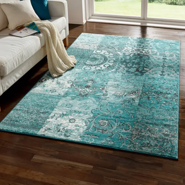 vloerkleed turquoise, foto 2