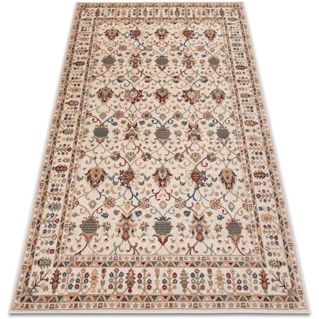 RUGSX Kleden Rugsx Wollen tapijt NAIN Ornament, frame, 1028/51053 bei 240x340 cm Beige