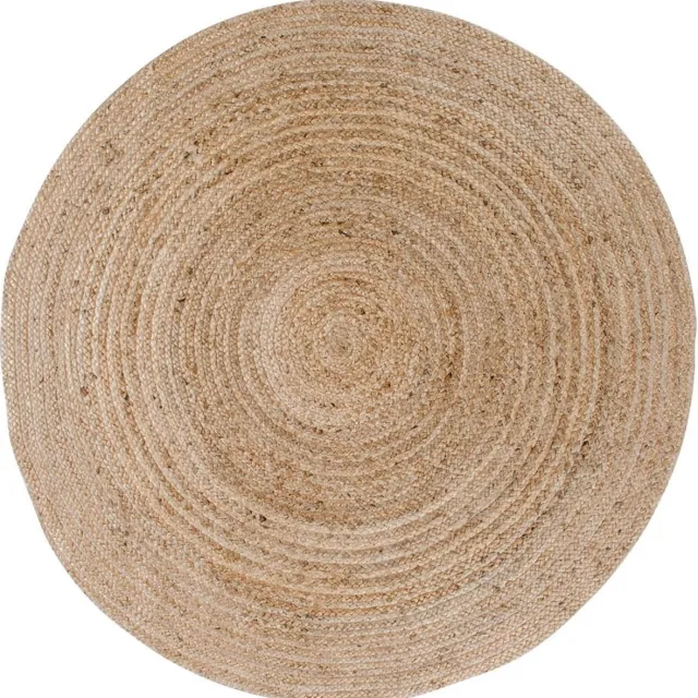 House Nordic Vloerkleed Bombay Jute Naturel Ø180cm