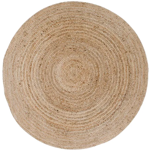 Artichok Milou jute vloerkleed naturel - Ø 150 cm Bruin