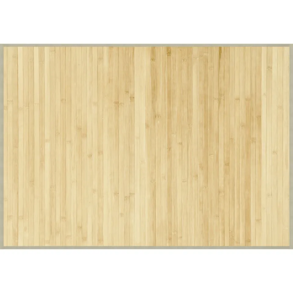 vidaXL Vloerkleed rechthoekig 70x100 cm bamboe lichtnaturel beige, foto 3