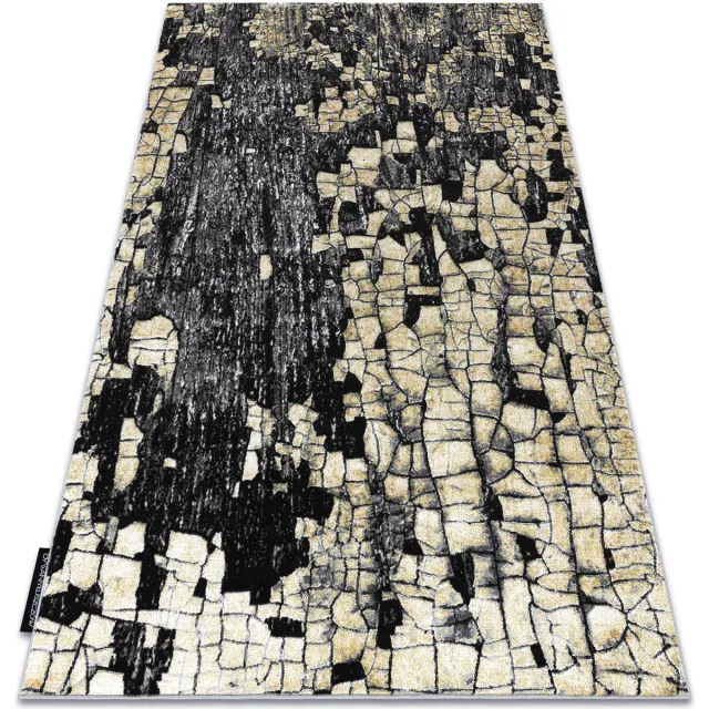 RUGSX Kleden Rugsx Tapijt DE LUXE modern 2079 Straatstenen, bakstenen Goud