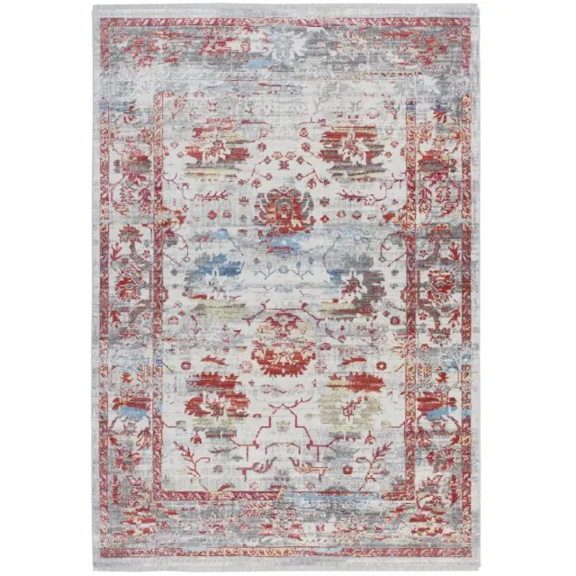 Dutch XXL Vintage Vloerkleed | Tapijt | Antigua | Bloemen | Multikleur