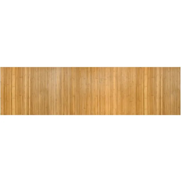 vidaXL Vloerkleed - rechthoekig - cm - bamboe - naturel