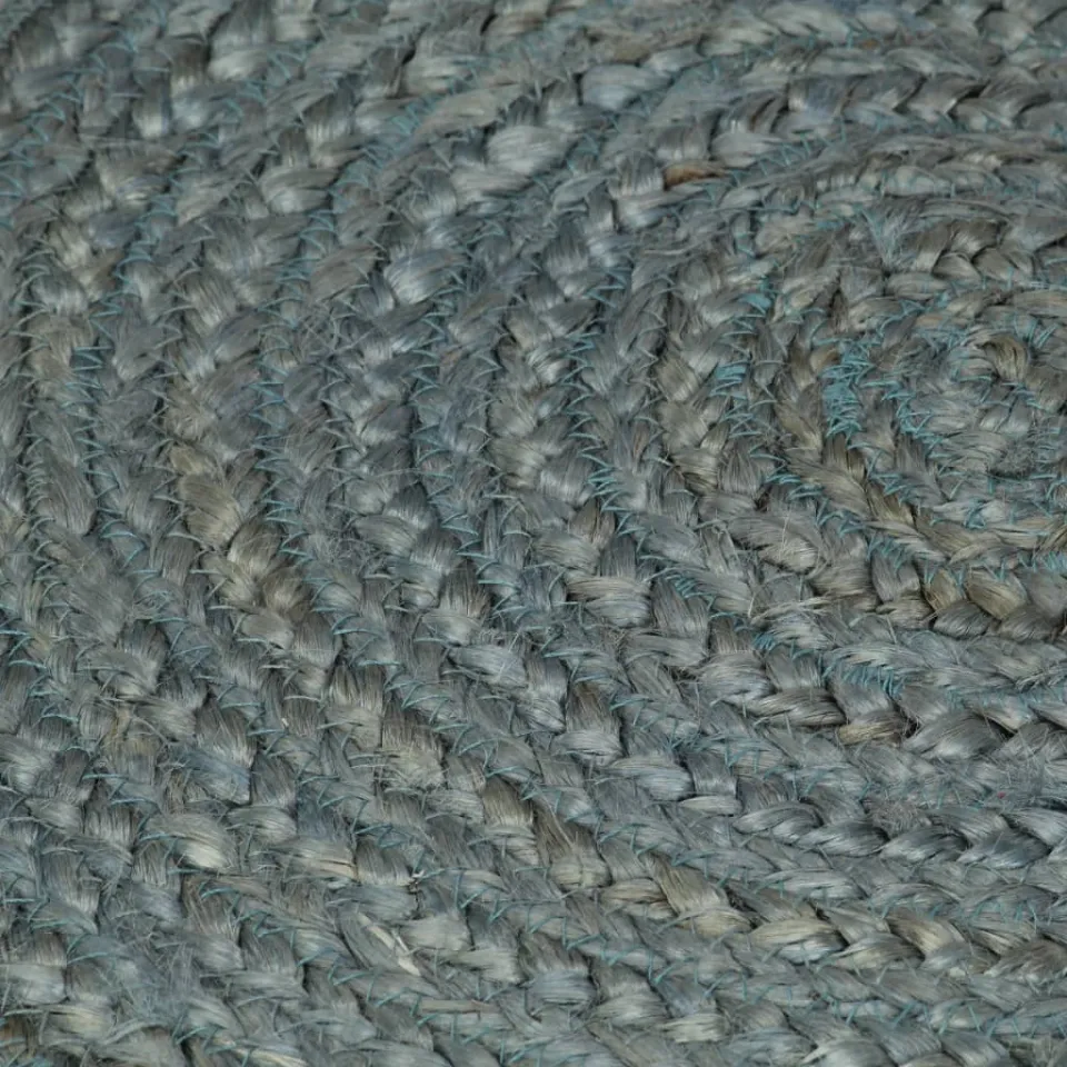 vidaXL Vloerkleed handgemaakt rond 210 cm jute olijfgroen, foto 4